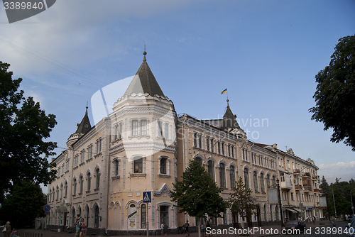 Image of building of Chernihiv philharmonics, 19 century