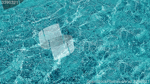 Image of Shining blue water ripple background