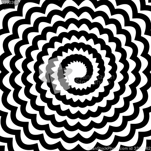 Image of Black Spiral Background