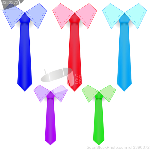 Image of Colorful Ties
