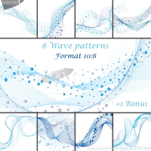 Image of Set of Wave Patterns