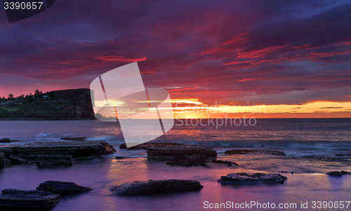 Image of Sunrise skies over Avalon on Sydney\'s Northern Beaches