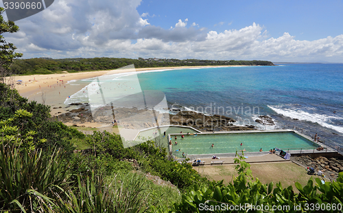 Image of Blackhead Beach on a beautiful summer day