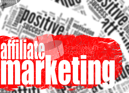 Image of Word cloud affiliate marketing