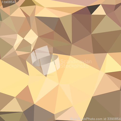 Image of Flavescent Yellow Abstract Low Polygon Background