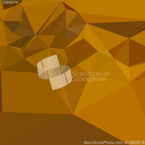 Image of Curry Yellow Abstract Low Polygon Background