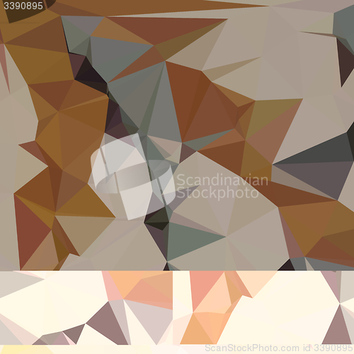 Image of Cornsilk Brown Abstract Low Polygon Background