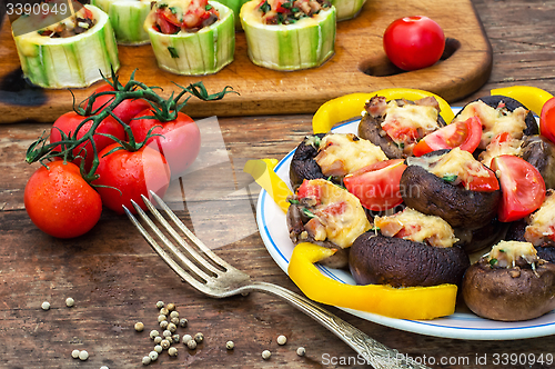 Image of stuffed mushrooms