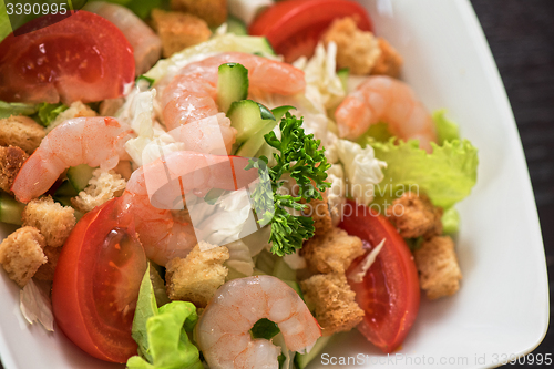 Image of shrimp vegetable salad