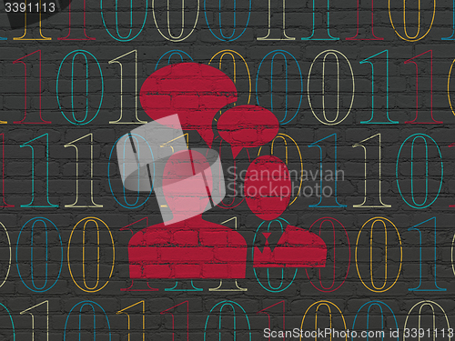 Image of Business concept: Business Meeting on wall background