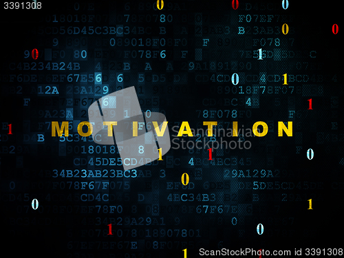 Image of Business concept: Motivation on Digital background