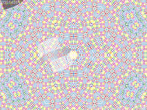 Image of Bright colorful concentric pattern 