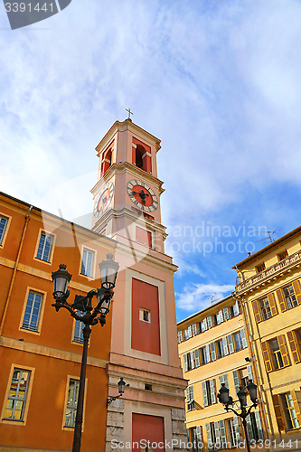 Image of Church in the old city of Nice, French Riviera