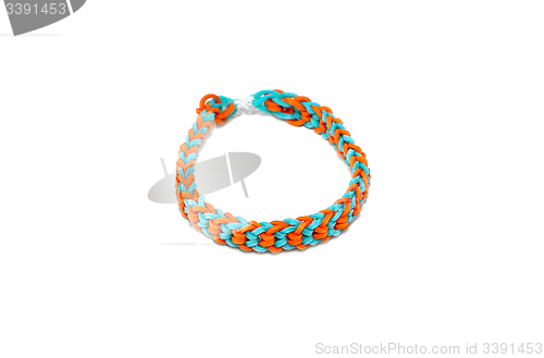 Image of Bracelet made with rubber bands