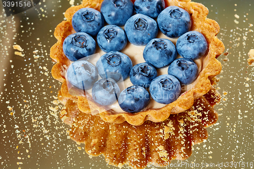 Image of Tartlet with fresh blueberries 