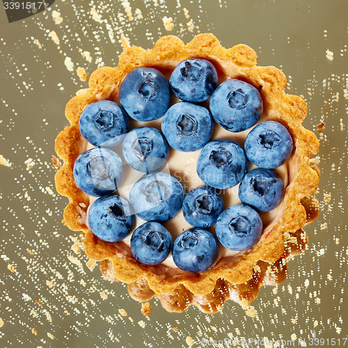 Image of Tartlet with fresh blueberries 