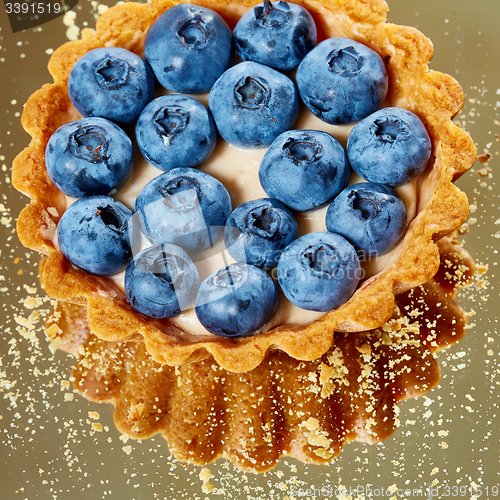 Image of Tartlet with fresh blueberries 