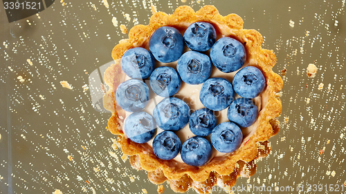 Image of Tartlet with fresh blueberries 