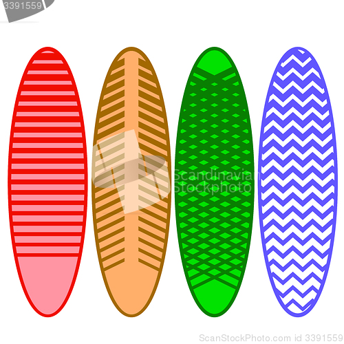 Image of Set of Surfboards