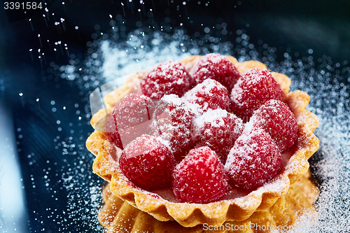 Image of Home made tartlets with raspberries