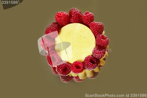 Image of Home made tartlets with raspberries