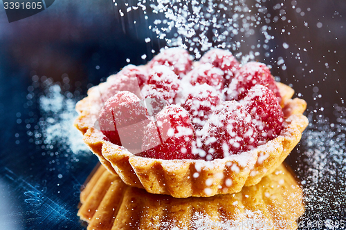 Image of Home made tartlets with raspberries