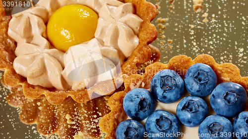 Image of Tartlet with fresh blueberries 