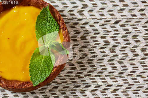 Image of Sweet tartlets filled with cream 