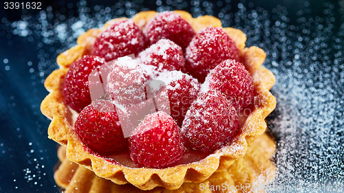 Image of Home made tartlets with raspberries