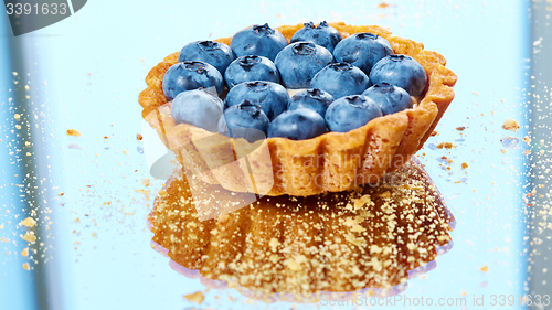 Image of Tartlet with fresh blueberries 