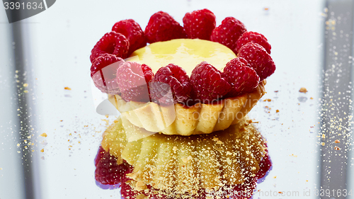 Image of Home made tartlets with raspberries