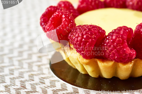 Image of Home made tartlets with raspberries