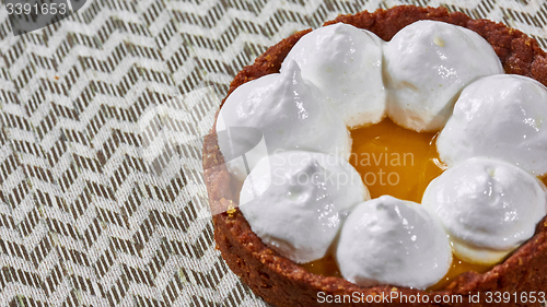 Image of Sweet tartlets filled with cream 