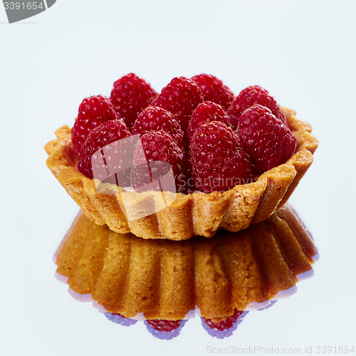 Image of Home made tartlets with raspberries