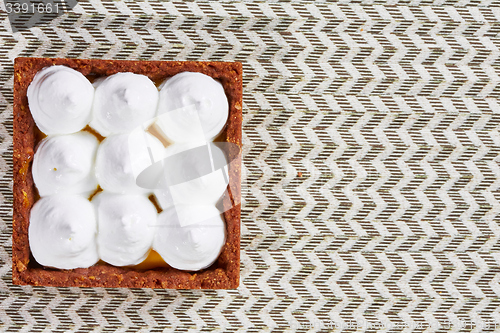 Image of Sweet tartlets filled with cream 