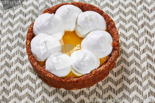 Image of Sweet tartlets filled with cream 