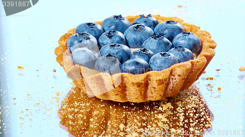 Image of Tartlet with fresh blueberries 