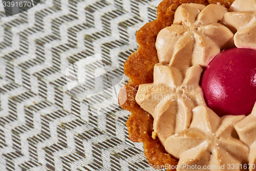 Image of Sweet tartlets filled with cream 