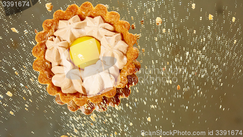 Image of Sweet tartlets filled with cream 