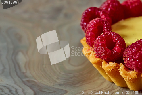 Image of Home made tartlets with raspberries