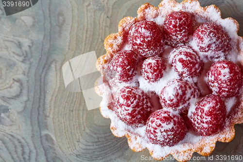 Image of Home made tartlets with raspberries