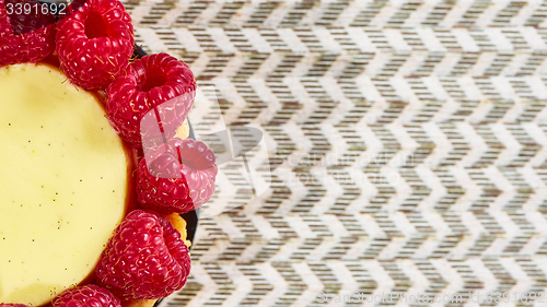 Image of Home made tartlets with raspberries