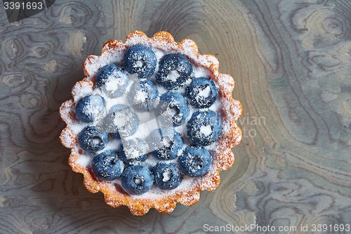 Image of Tartlet with fresh blueberries 