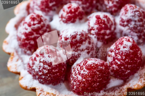 Image of Home made tartlets with raspberries