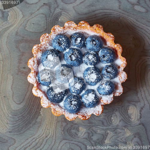 Image of Tartlet with fresh blueberries 