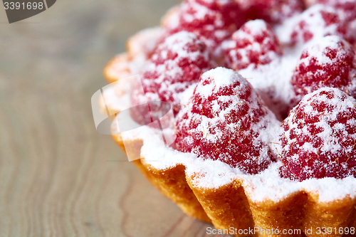 Image of Home made tartlets with raspberries