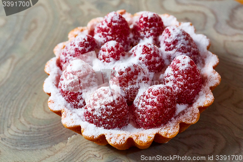 Image of Home made tartlets with raspberries