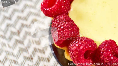 Image of Home made tartlets with raspberries