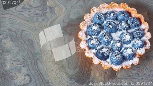 Image of Tartlet with fresh blueberries 