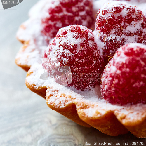 Image of Home made tartlets with raspberries